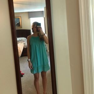 Light Blue Shift Dress